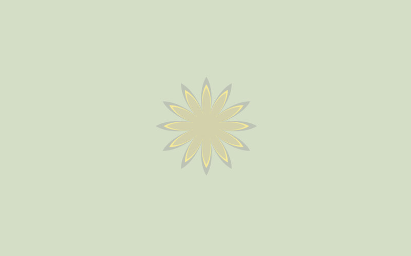 Yellow Flower Shape