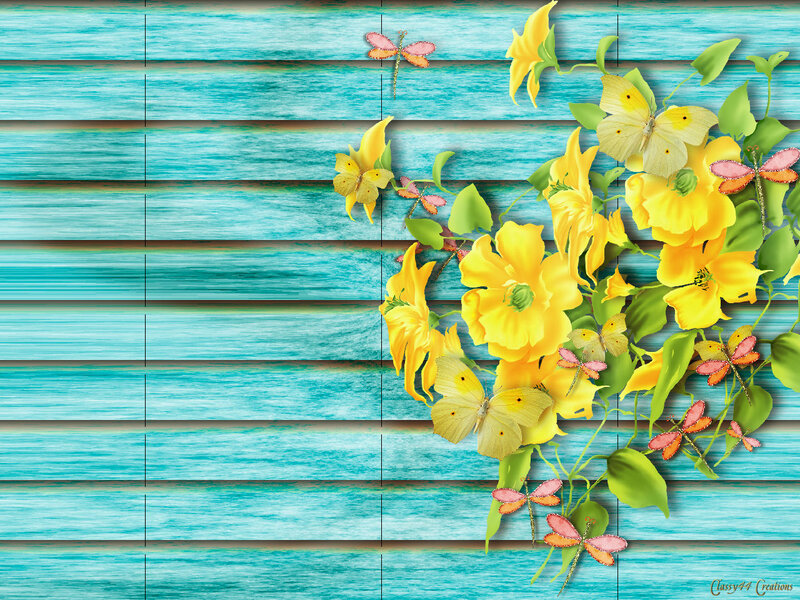 Yellow Flowers and Insects