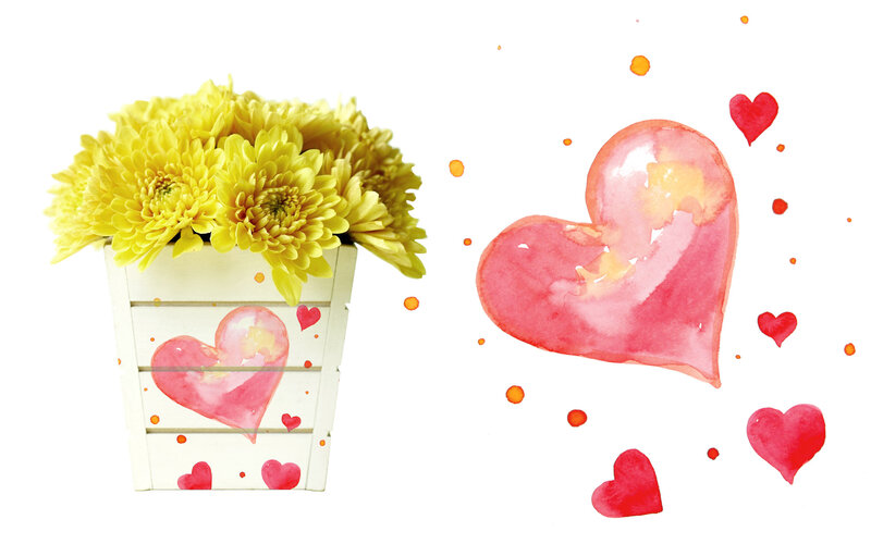 Yellow Flowers in a Box