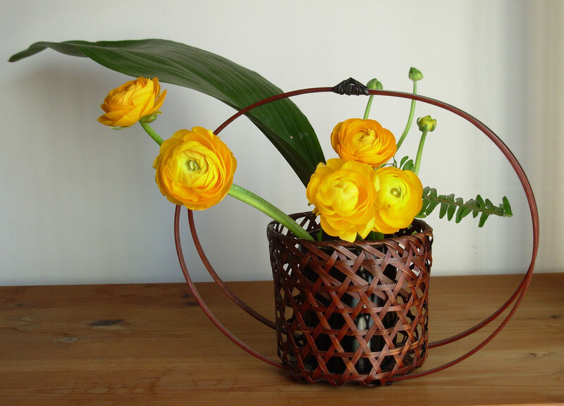 Yellow Flowers in Basket