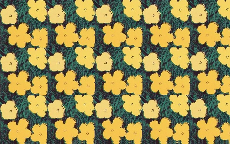 Yellow Flowers on Green