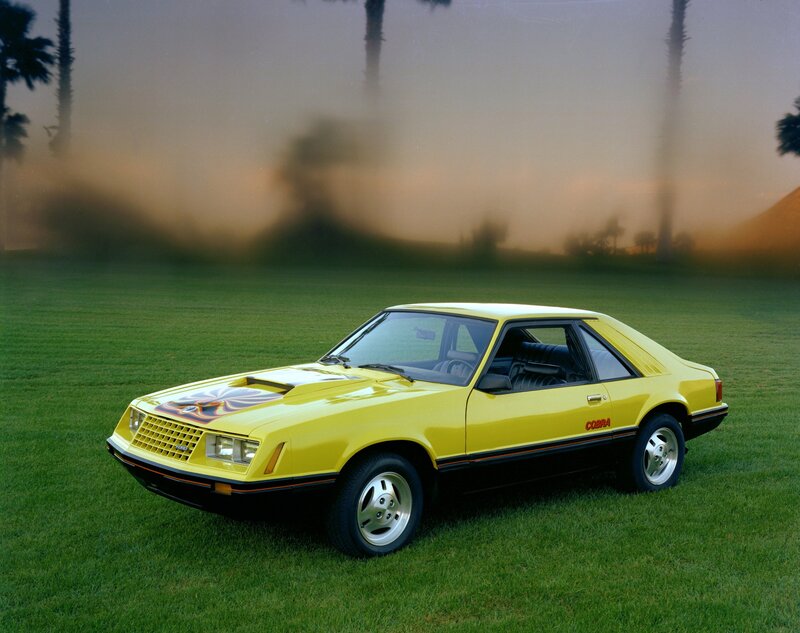 Yellow Ford Cobra Car