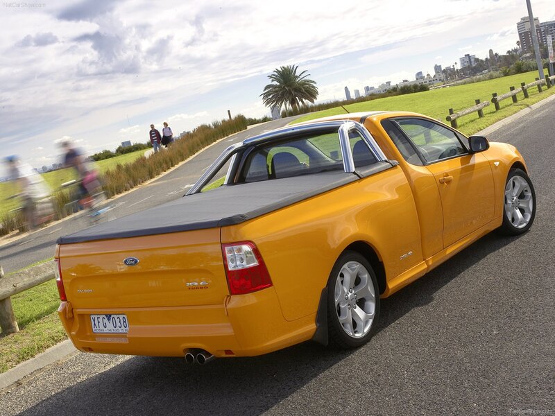 Yellow Ford Falcon XR6 Turbo