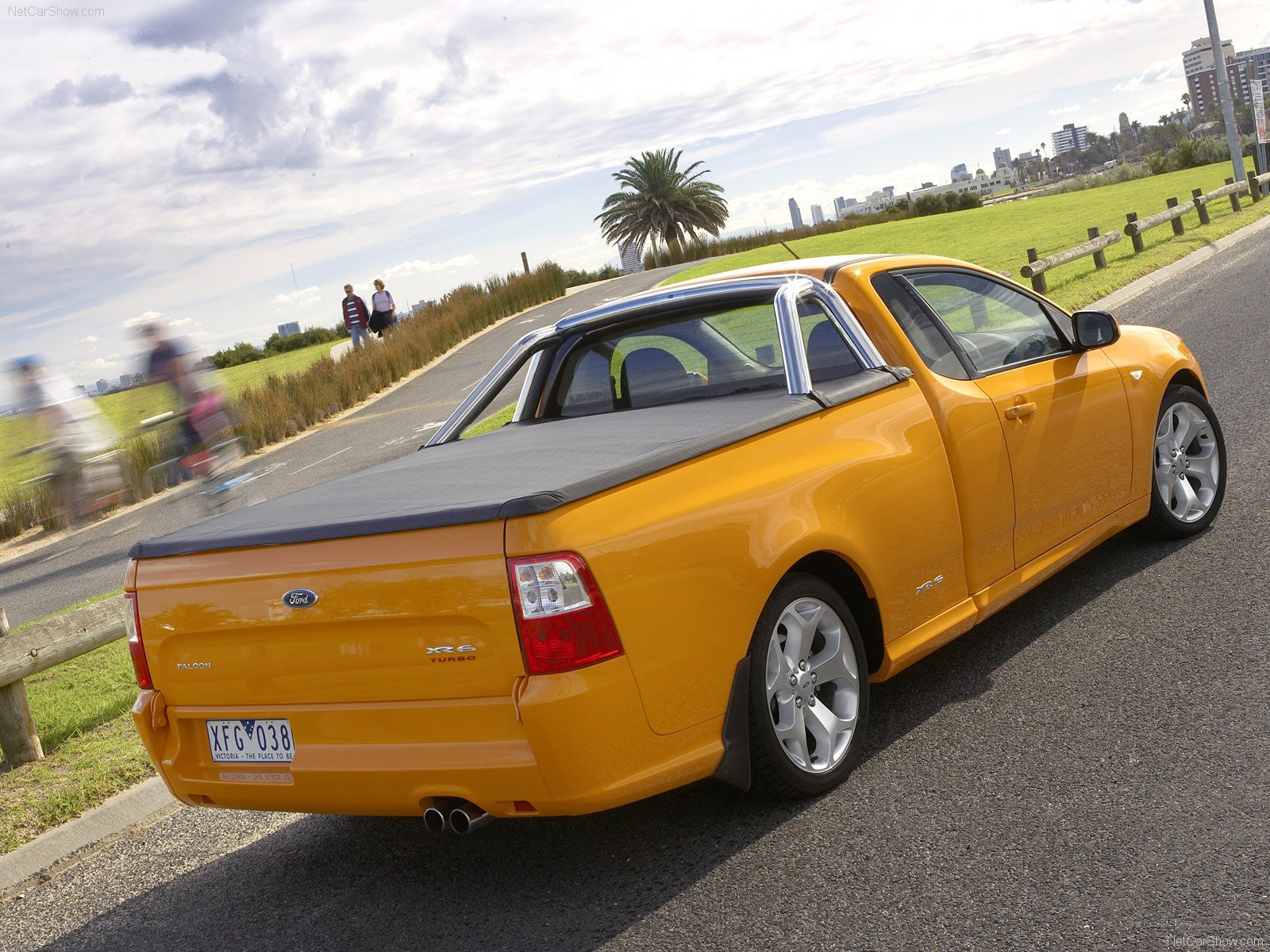 Yellow Ford Falcon XR6 Turbo