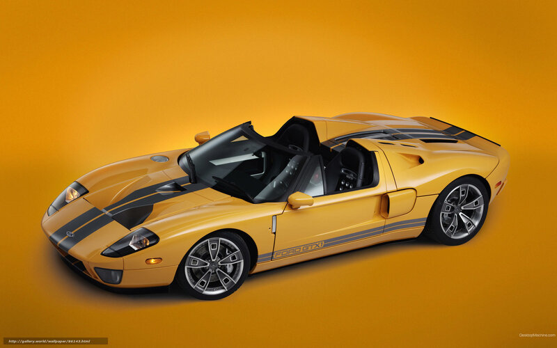 Yellow Ford GT40