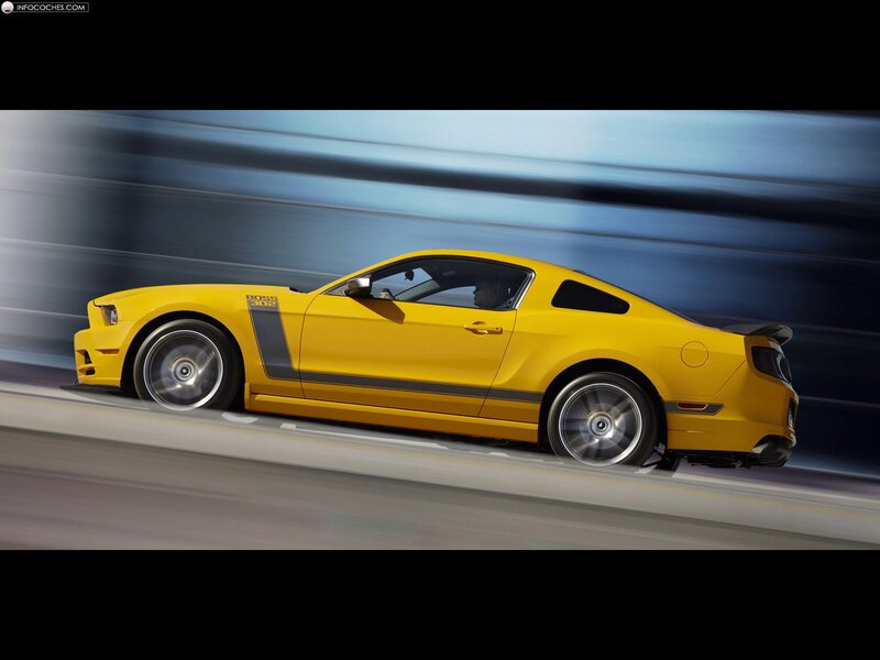 yellow ford mustang boss 302