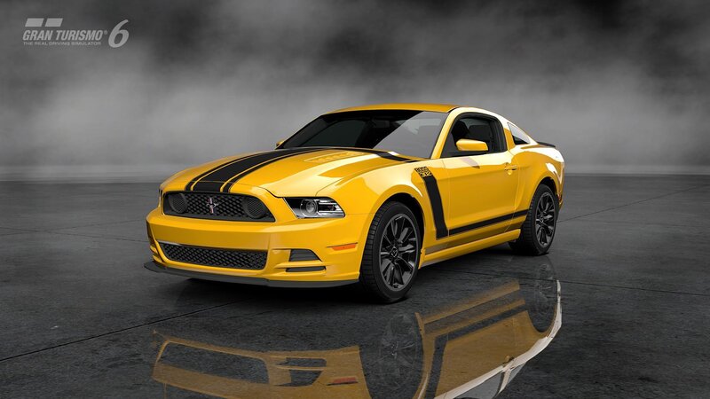 Yellow Ford Mustang — Dramatic, 3d Render, Car