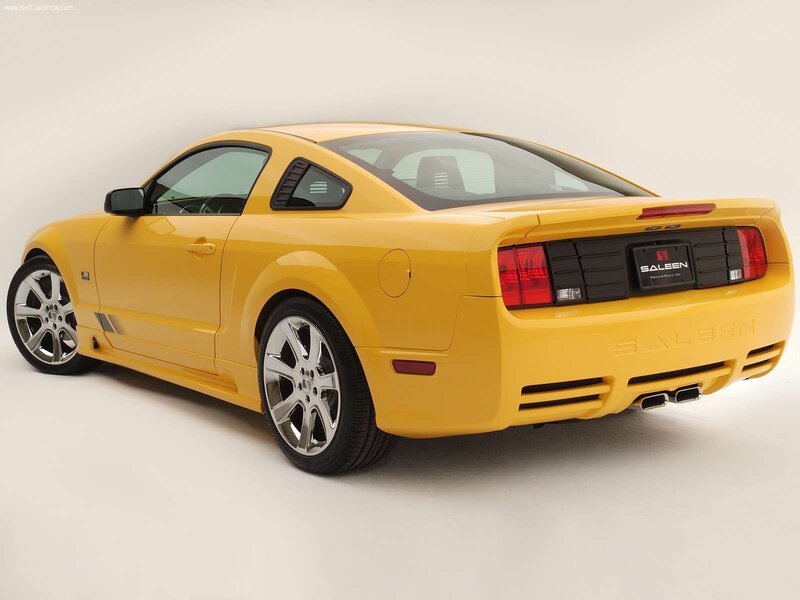 Yellow Ford Mustang — Neutral, Photograph, Car, Wheels