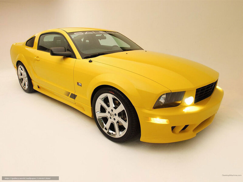 Yellow Ford Mustang — Neutral