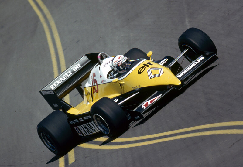 Yellow Formula One Car — Dynamic, Afternoon, Photograph, Driver, Racing Track