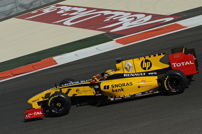 Yellow Formula One Car — Dynamic, Afternoon, Photograph