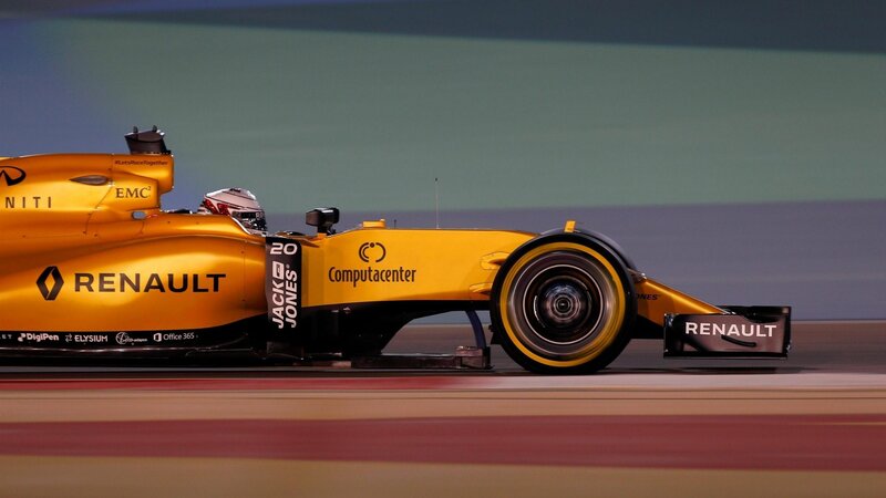 Yellow Formula One Car — Dynamic, Night, Photograph, Driver