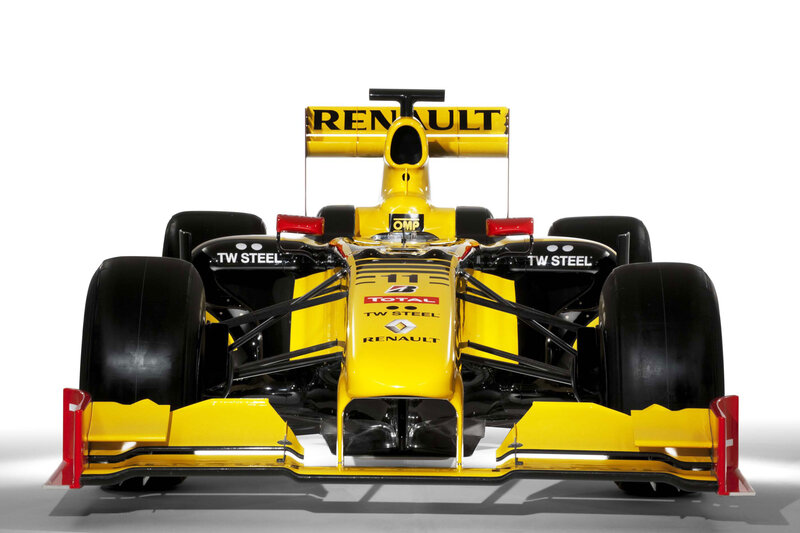Yellow Formula One Car — Neutral, Photograph