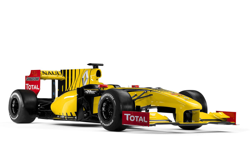 Yellow Formula One Car — Neutral