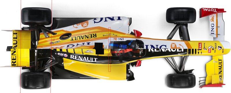 Yellow Formula One Car — Technical