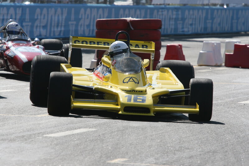 Yellow Formula Race Car