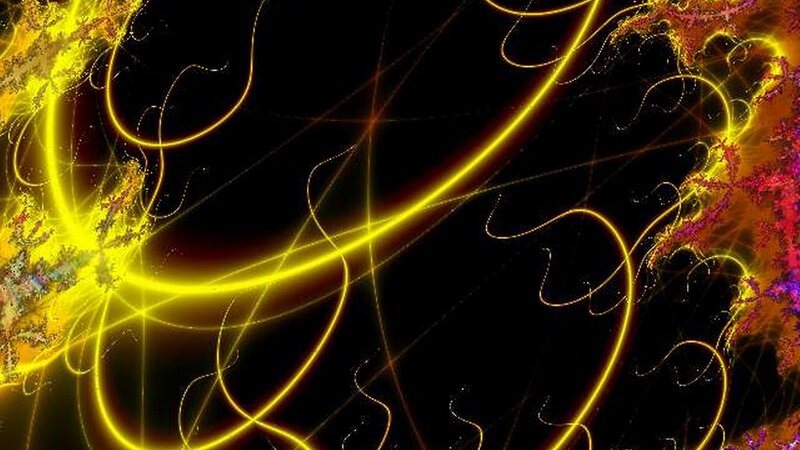 Yellow Fractal Patterns — Dynamic