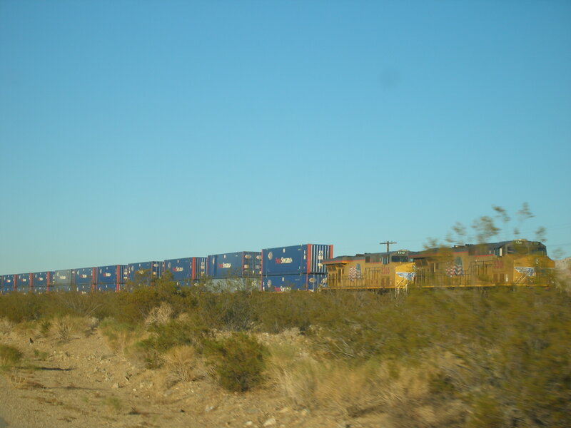 Yellow Freight Train — Blue