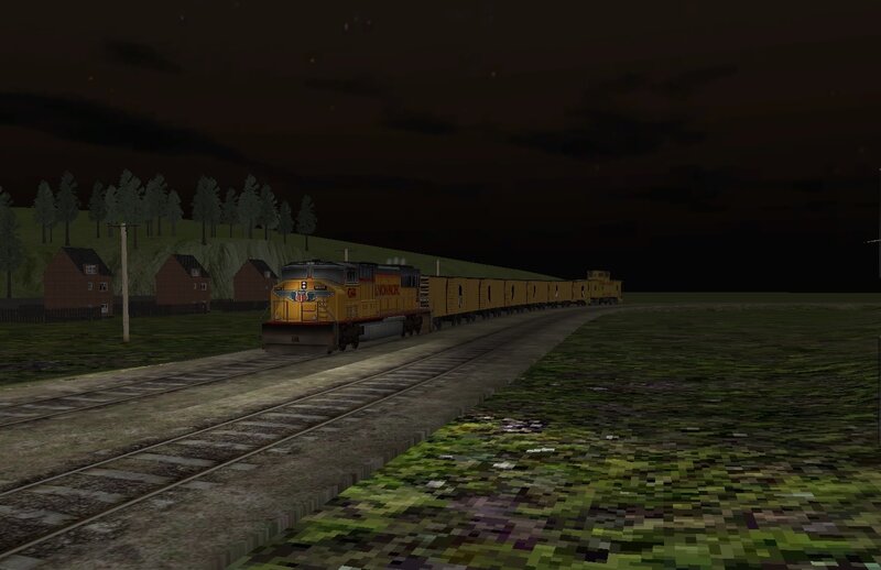 Yellow Freight Train — Dark