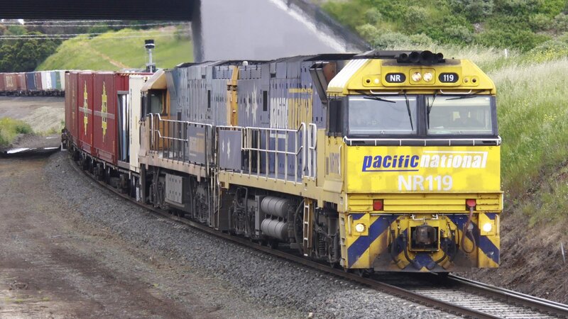 Yellow Freight Train — Industrial