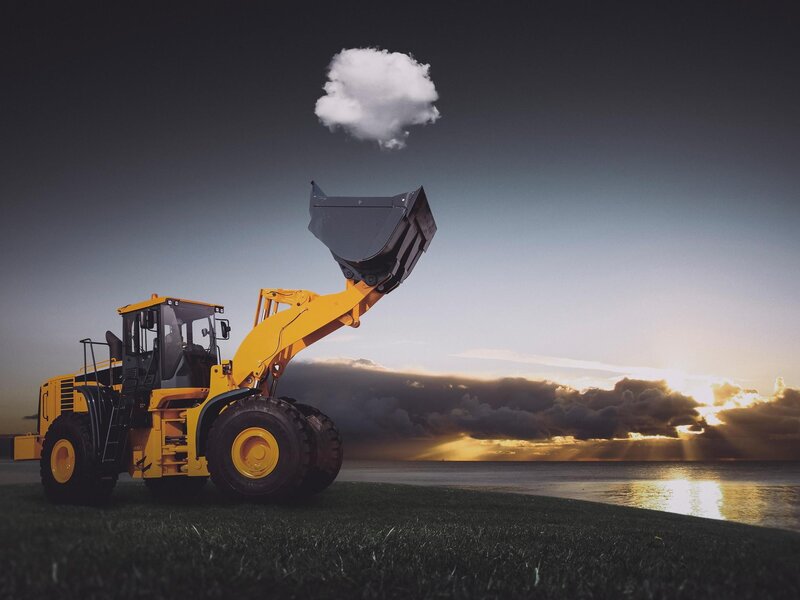 Yellow Front Loader