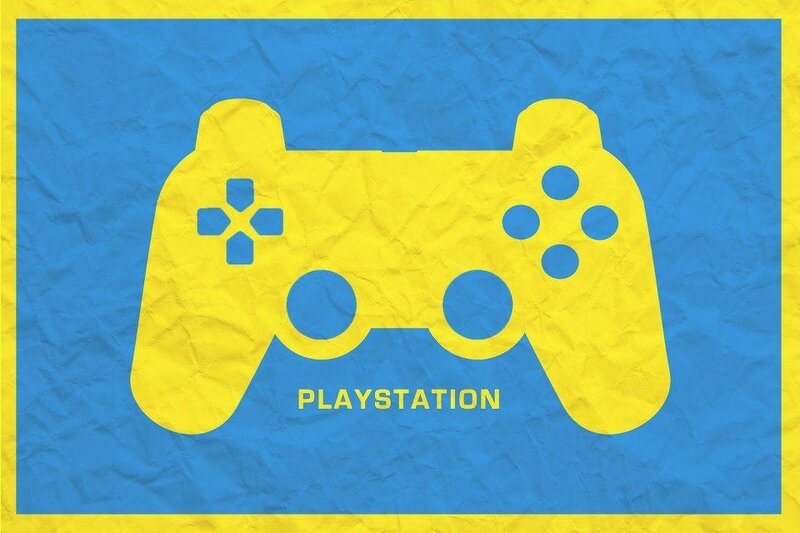 Yellow Game Controller