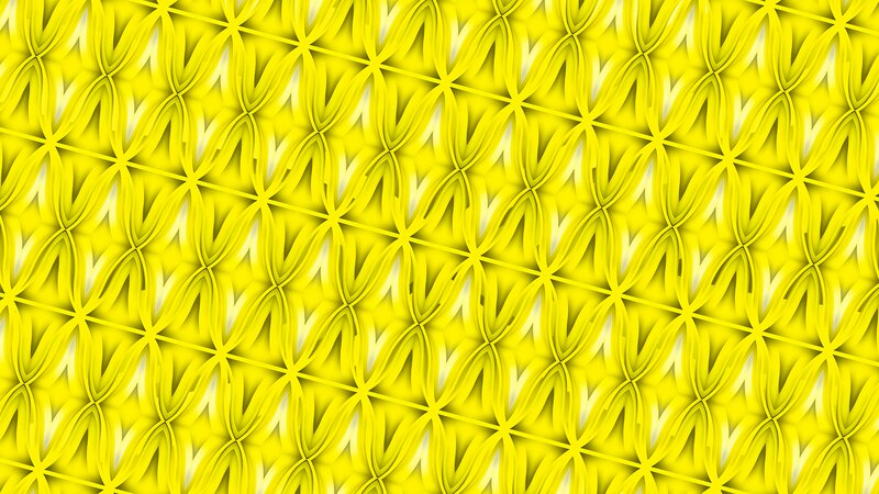 Yellow Geometric Pattern — Vibrant