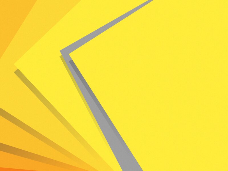Yellow Geometric Shapes — Vibrant