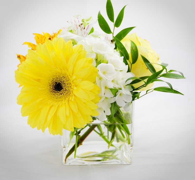 Yellow Gerbera Daisy Bouquet