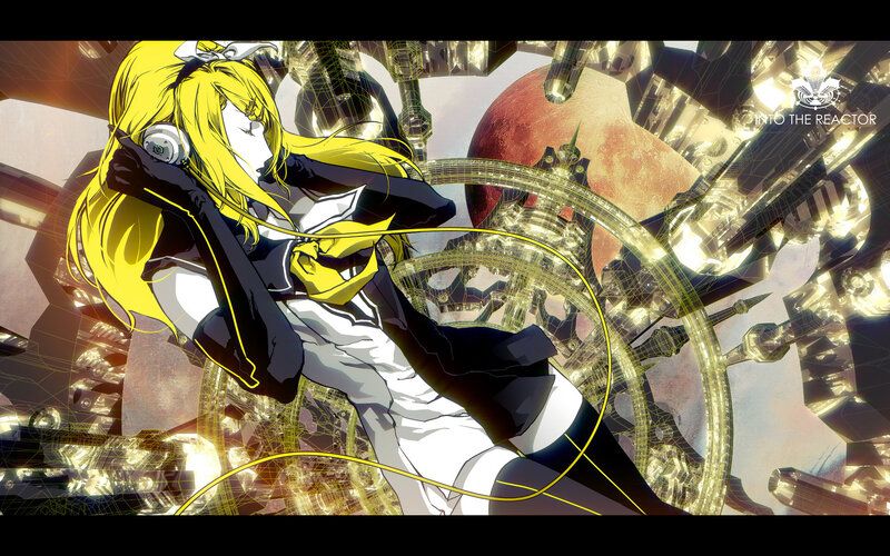 Yellow-haired Anime Character — Yellow