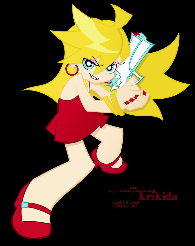 yellow-haired character with gun