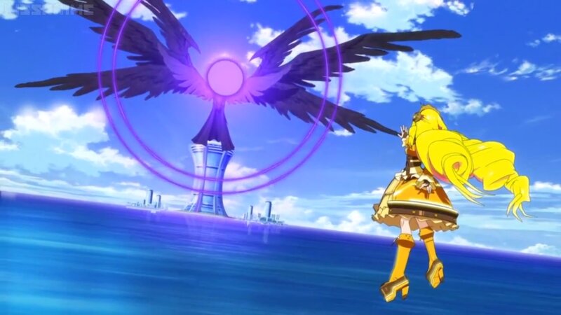 Yellow-haired Girl Flying