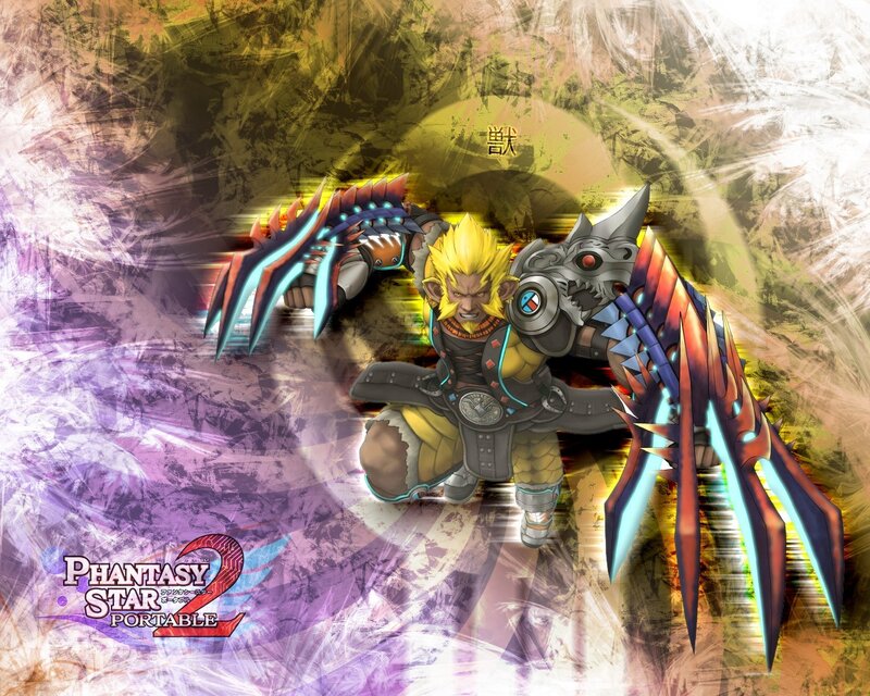 Yellow-haired Warrior with Claws