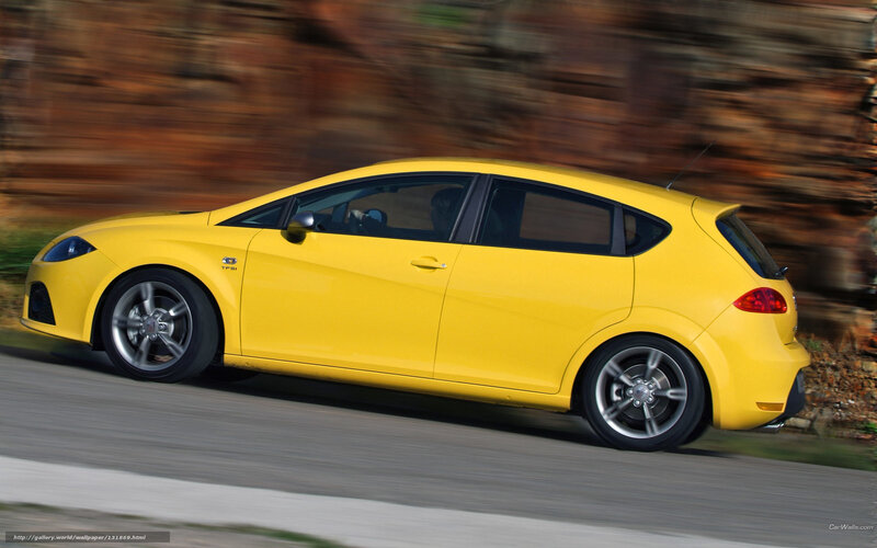 Yellow Hatchback Car — Dynamic, Photograph