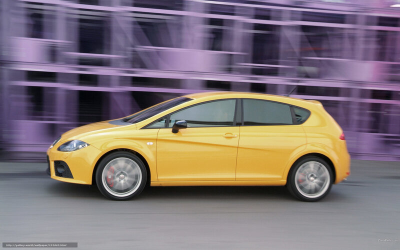 Yellow Hatchback Car — Dynamic