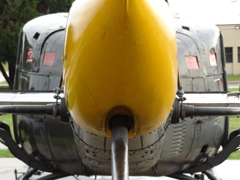 Yellow Helicopter Nose
