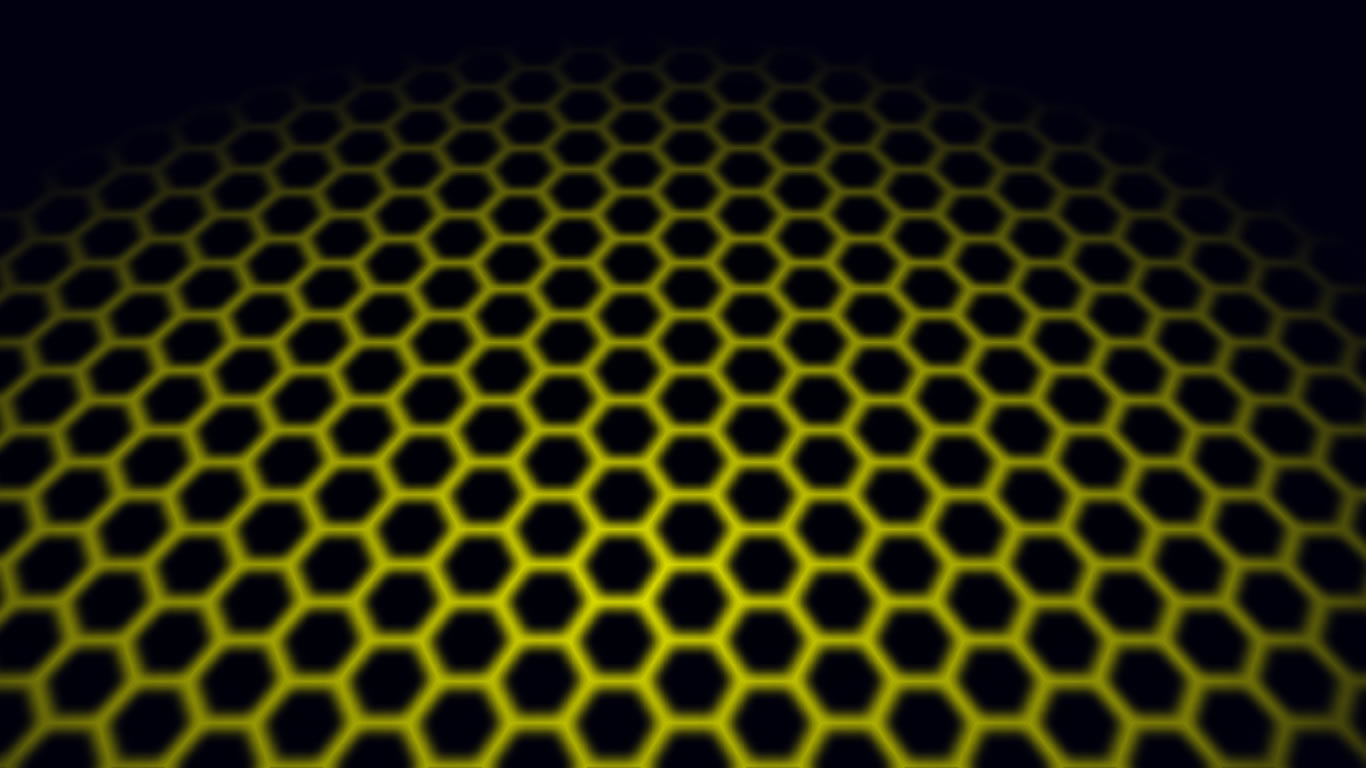 yellow hexagonal pattern