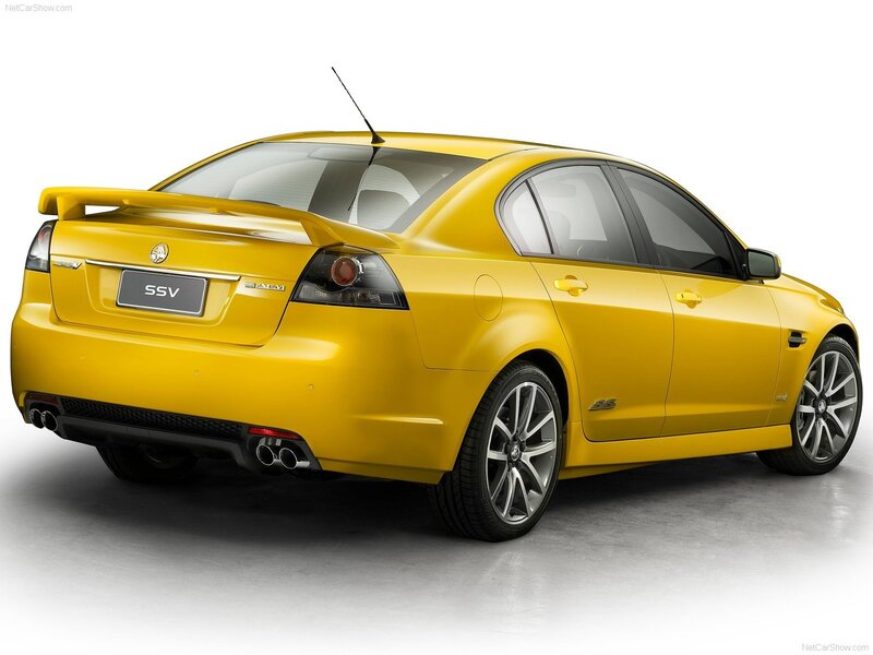 yellow Holden SS sedan