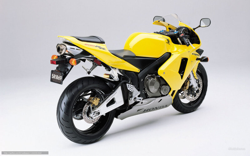 yellow honda cbr600rr motorcycle