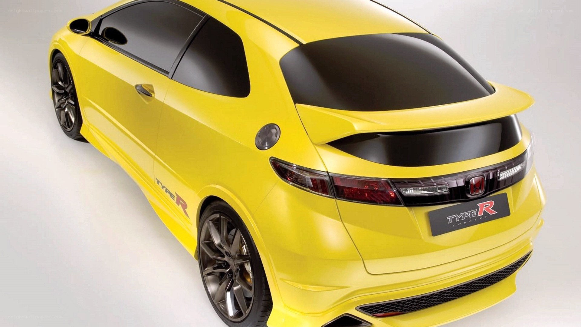 Yellow Honda Type R Concept