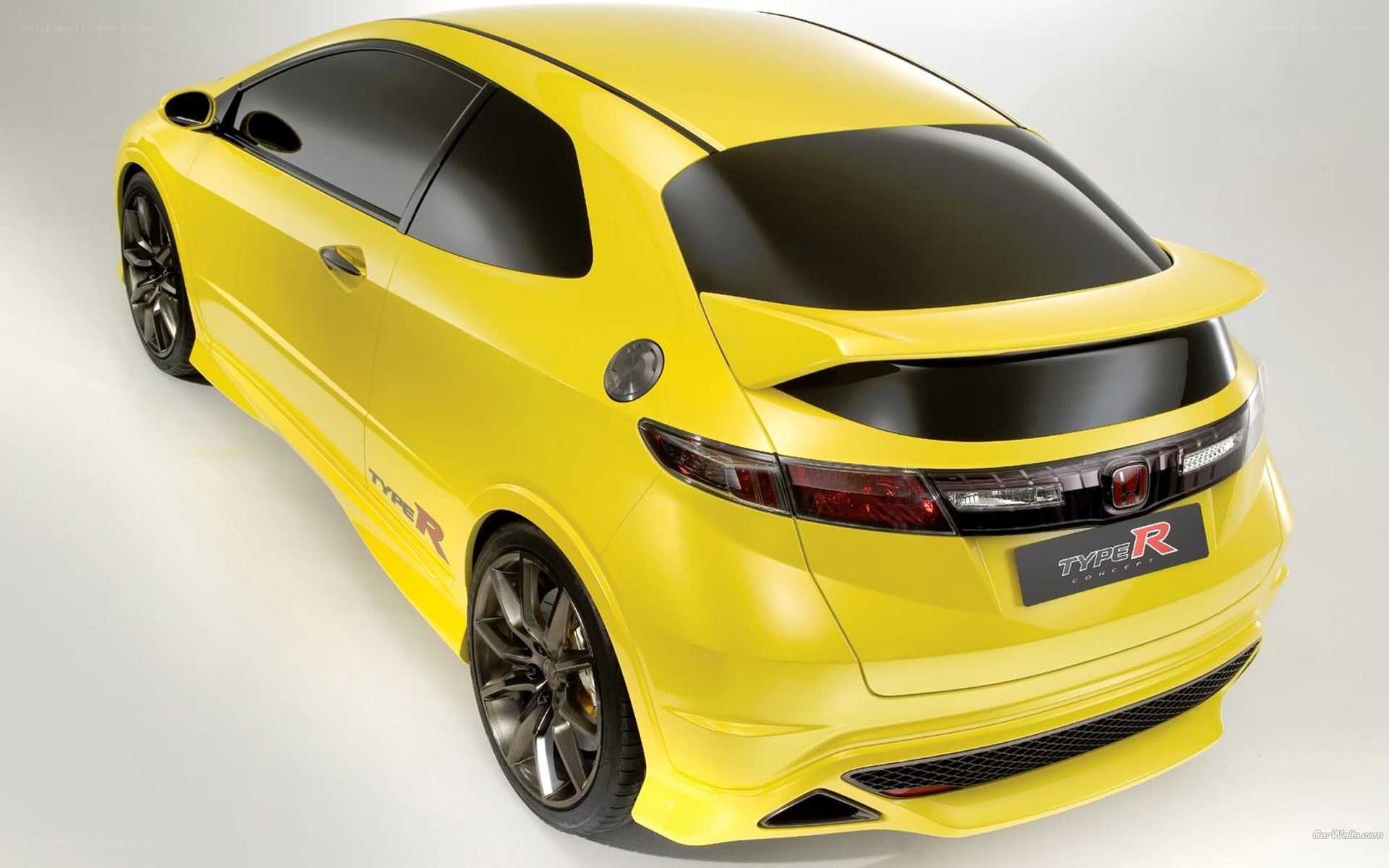 Yellow Honda Type R Concept