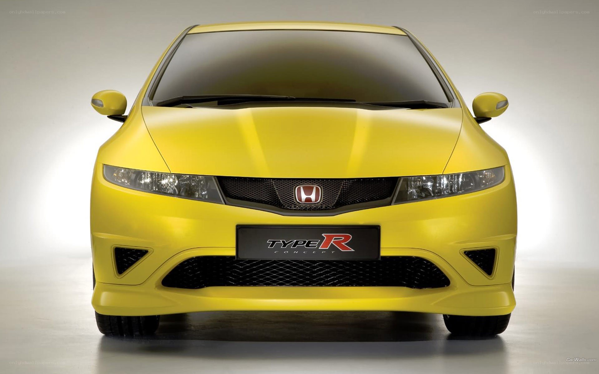 Yellow Honda Type R Concept