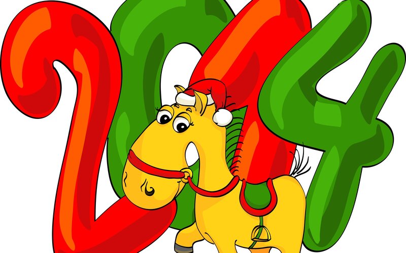 Yellow Horse Cartoon