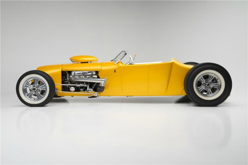 Yellow Hot Rod Car — Clean