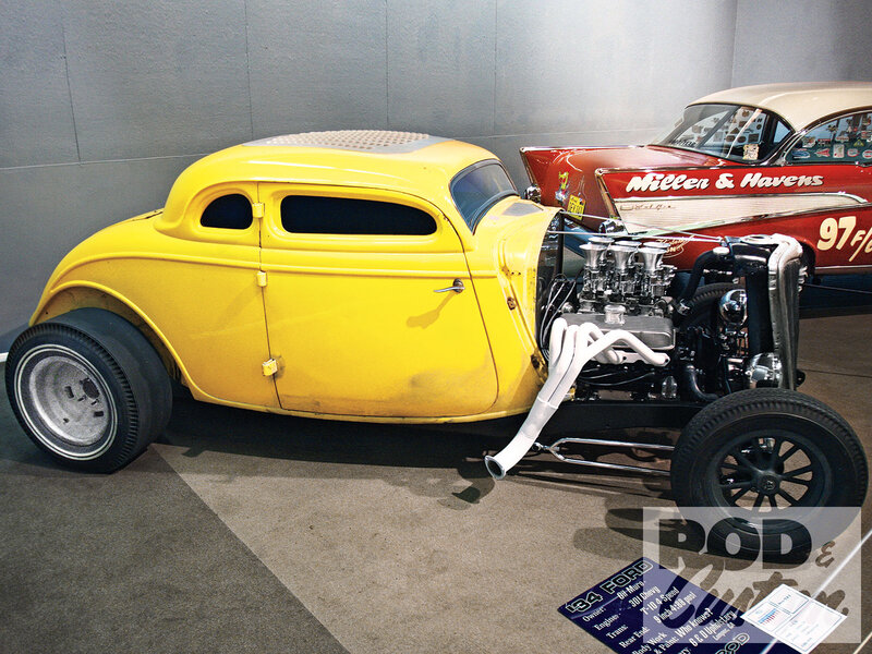 Yellow Hot Rod Car — Static