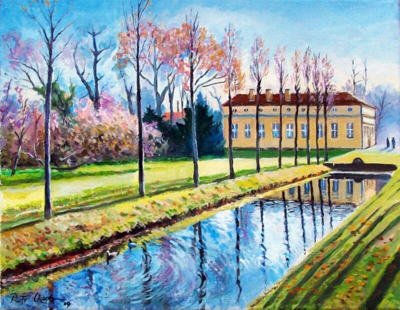 Yellow House by Canal