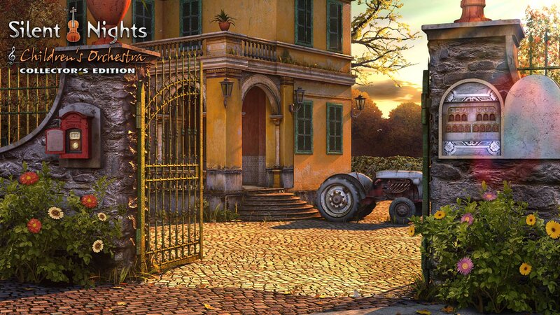 Yellow House with Gate