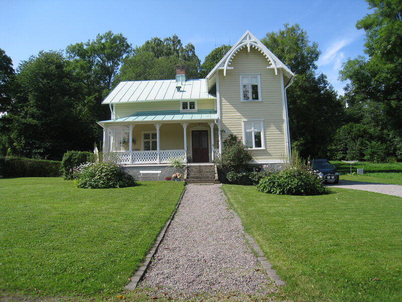 Yellow House with Porch — Green