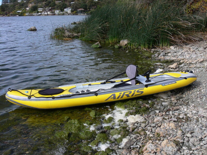 Yellow Inflatable Kayak