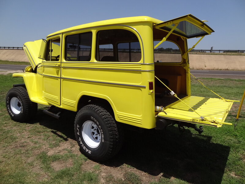 Yellow Jeep Station Wagon